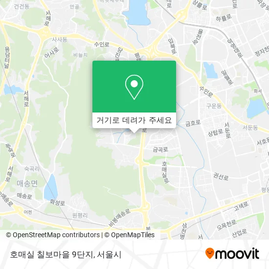 호매실 칠보마을 9단지 지도