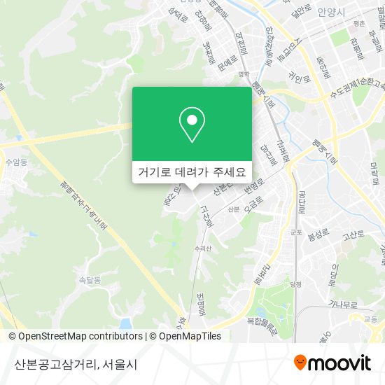 산본공고삼거리 지도