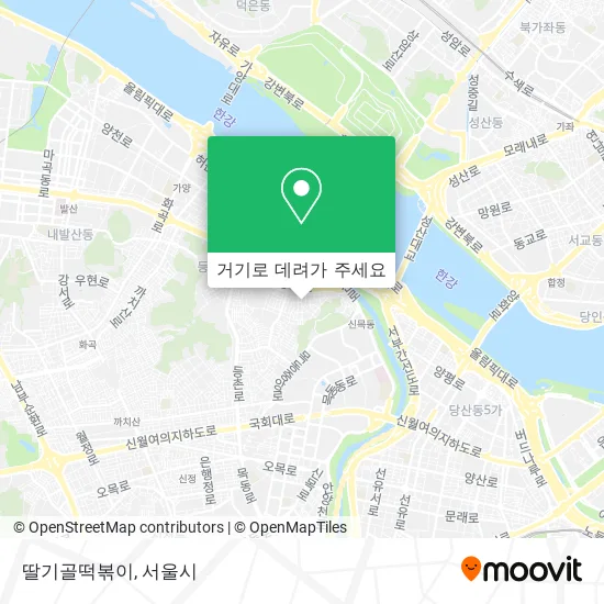 딸기골떡볶이 지도