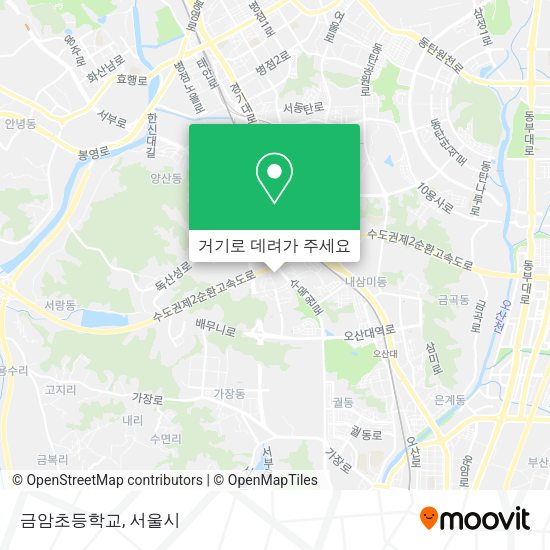 금암초등학교 지도