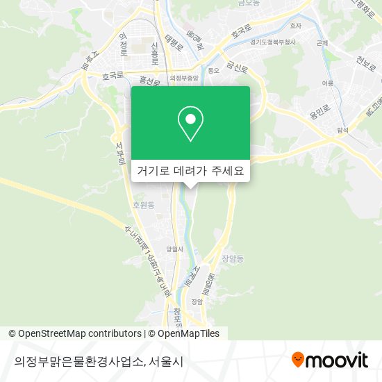 의정부맑은물환경사업소 지도