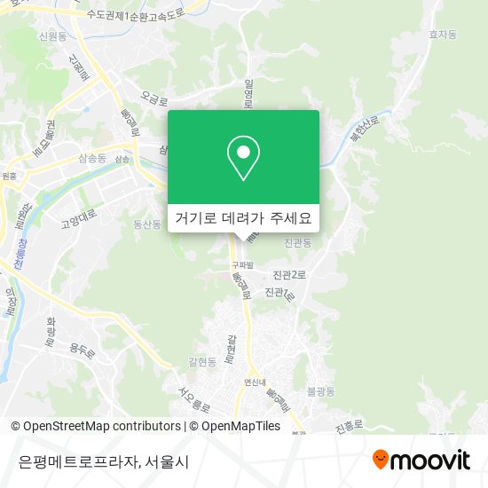 은평메트로프라자 지도