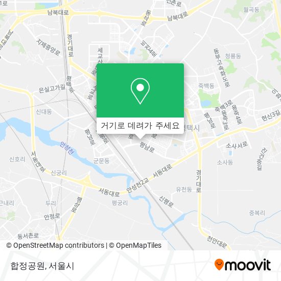 합정공원 지도