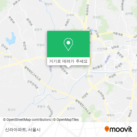 신라아파트 지도