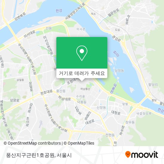 풍산지구근린1호공원 지도