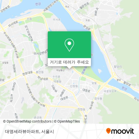 대명세라뷰아파트 지도