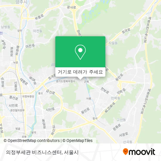 의정부세관 비즈니스센터 지도