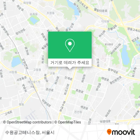 수원공고테니스장 지도