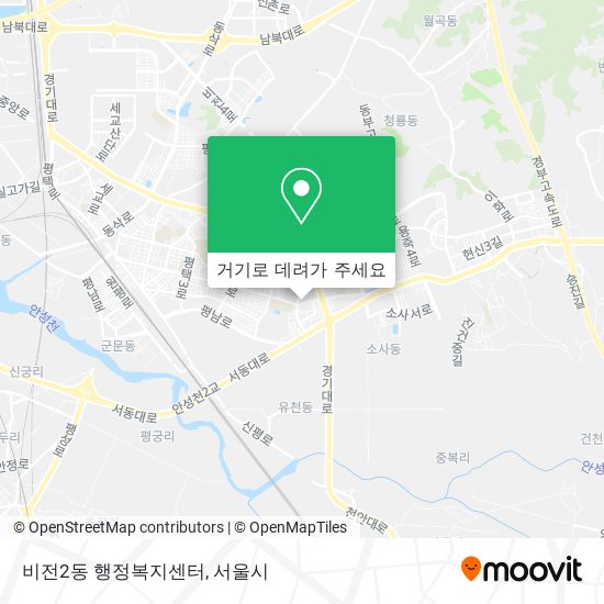 비전2동 행정복지센터 지도