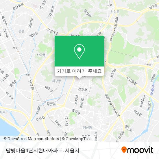 달빛마을4단지현대아파트 지도