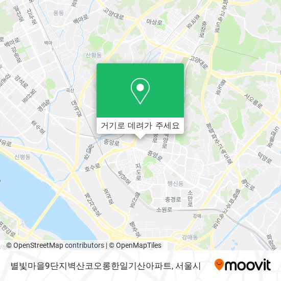 별빛마을9단지벽산코오롱한일기산아파트 지도