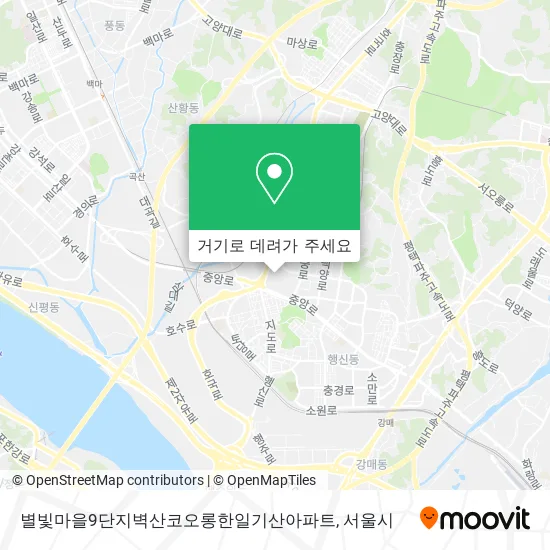 별빛마을9단지벽산코오롱한일기산아파트 지도