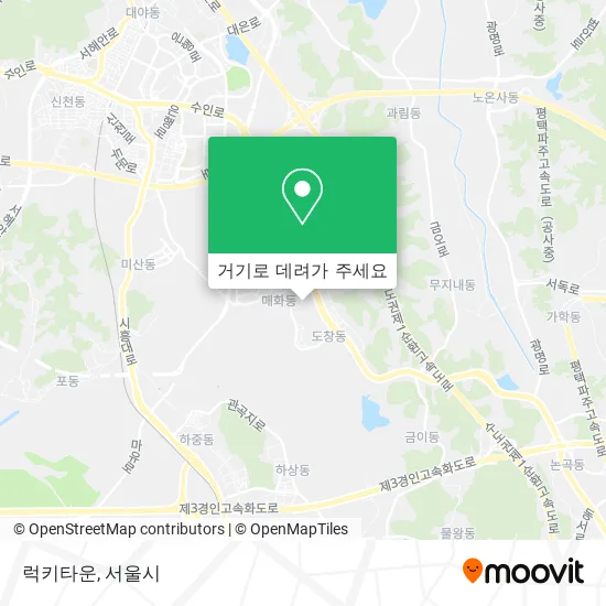 럭키타운 지도