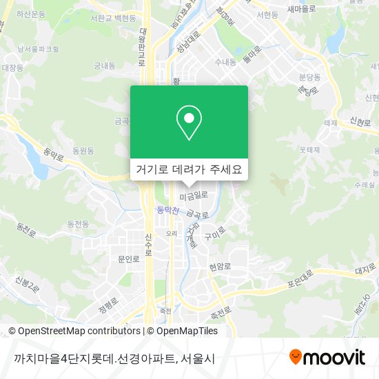 까치마을4단지롯데.선경아파트 지도