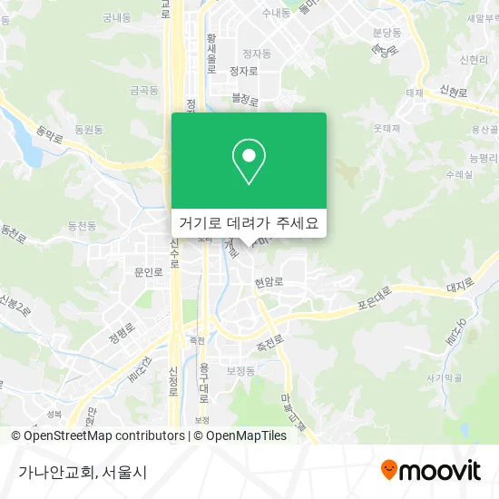 가나안교회 지도