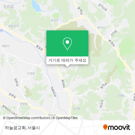 하늘꿈교회 지도