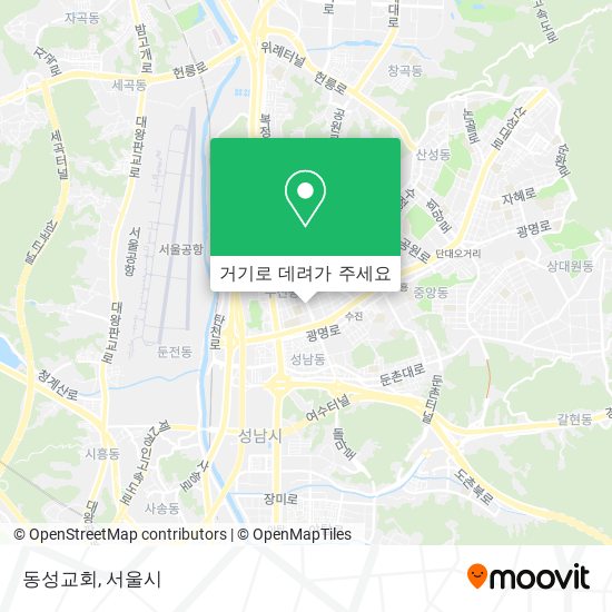 동성교회 지도