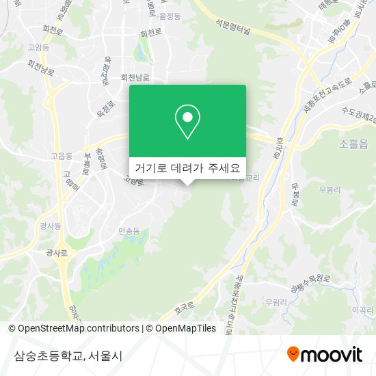 삼숭초등학교 지도