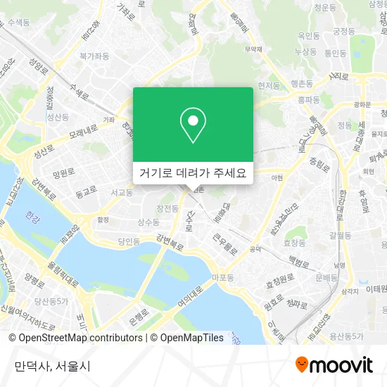 만덕사 지도