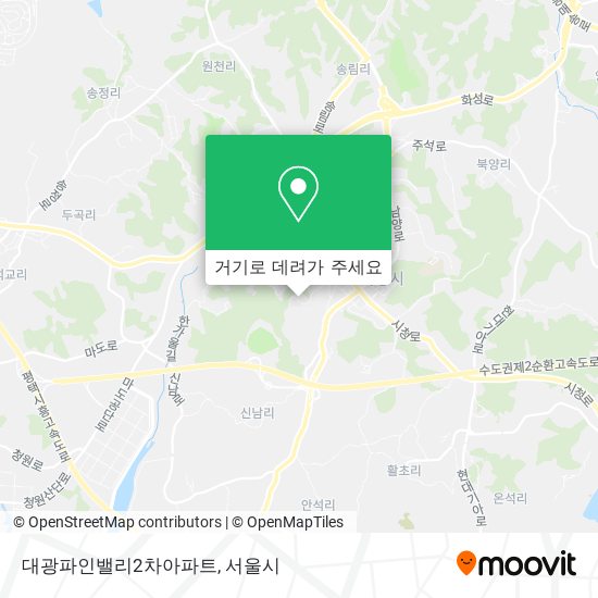 대광파인밸리2차아파트 지도