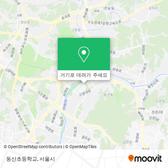 동산초등학교 지도