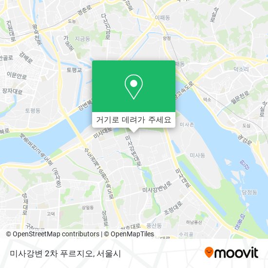 미사강변 2차 푸르지오 지도