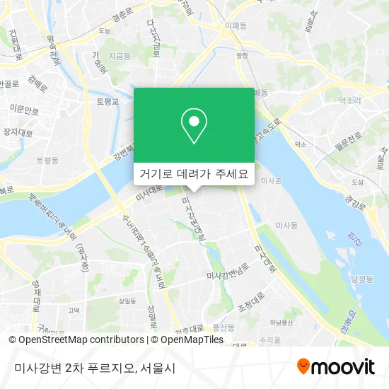미사강변 2차 푸르지오 지도