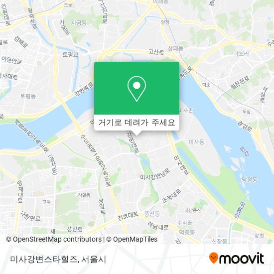 미사강변스타힐즈 지도