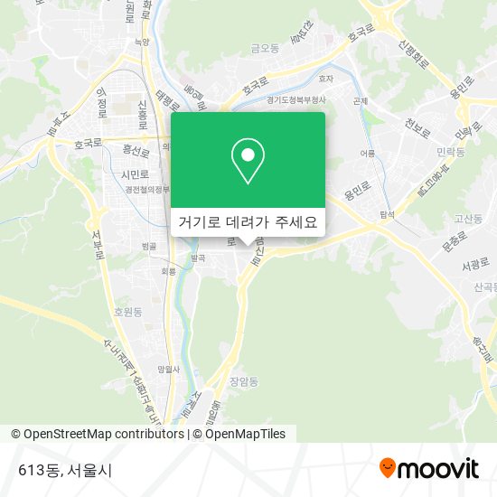 613동 지도