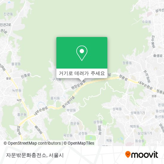 자문밖문화충전소 지도