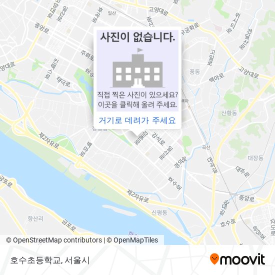 호수초등학교 지도