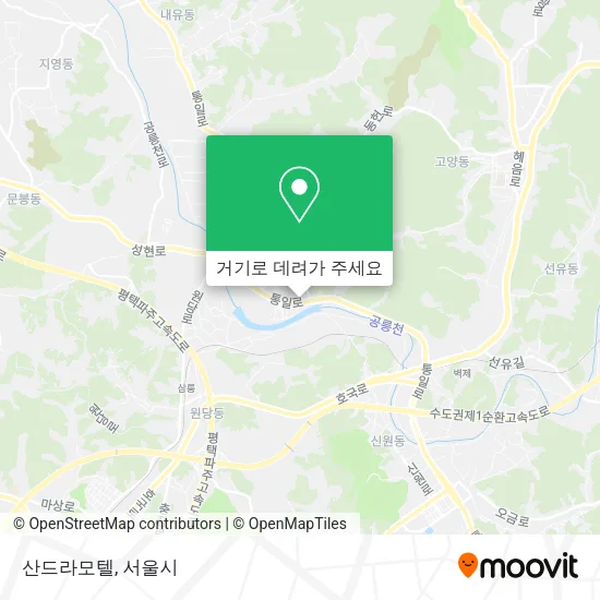 산드라모텔 지도