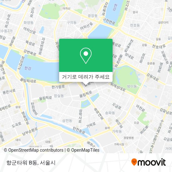 향군타워 B동 지도