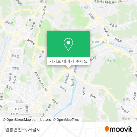 원흥변전소 지도