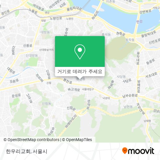 한우리교회 지도