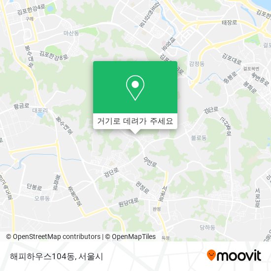 해피하우스104동 지도