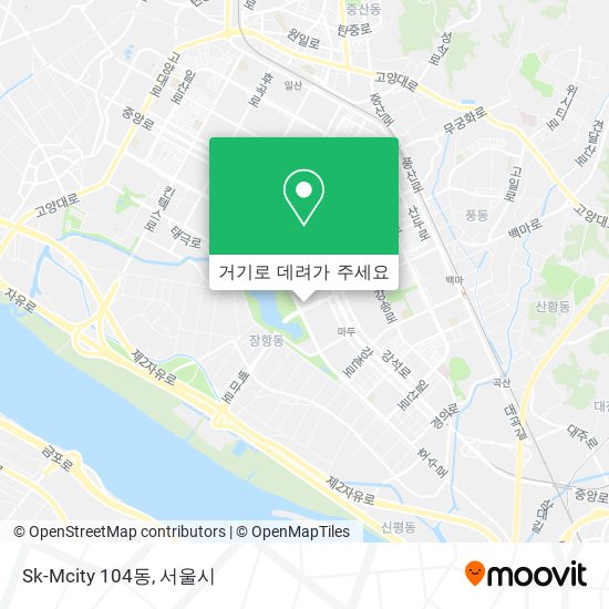 Sk-Mcity 104동 지도