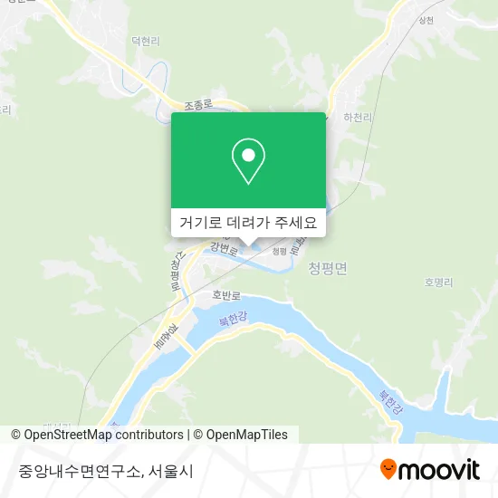 중앙내수면연구소 지도