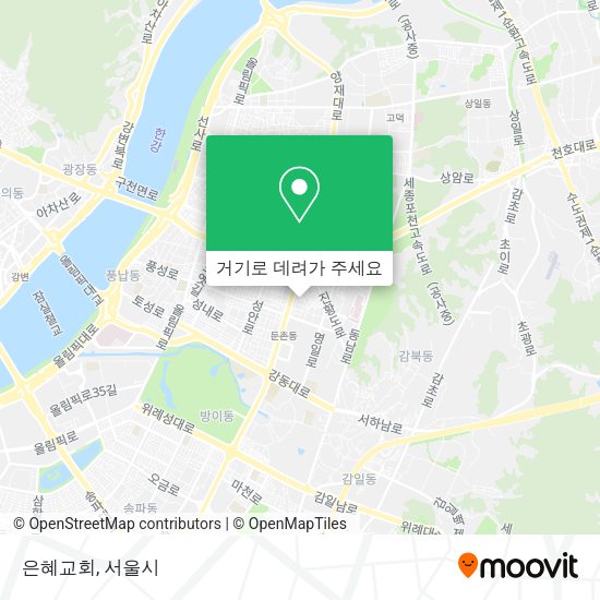 은혜교회 지도
