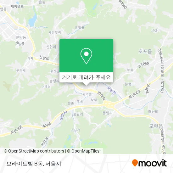 브라이트빌 B동 지도