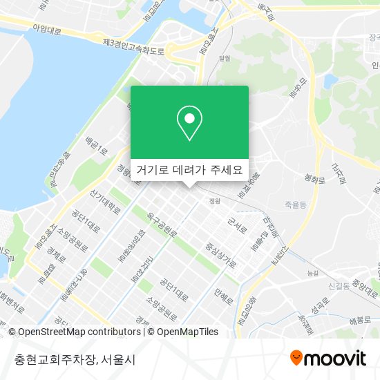 충현교회주차장 지도