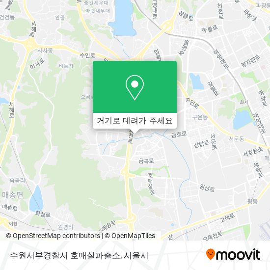 수원서부경찰서 호매실파출소 지도