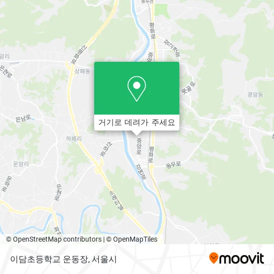 이담초등학교 운동장 지도