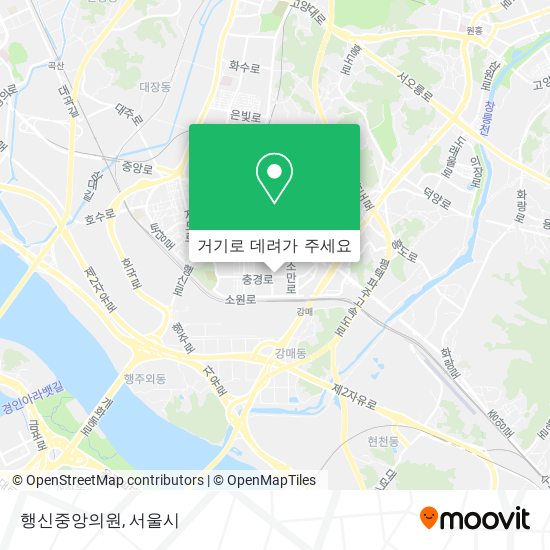 행신중앙의원 지도