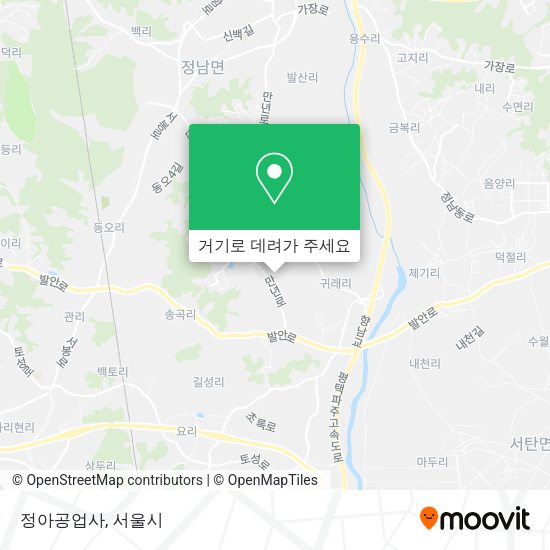 정아공업사 지도