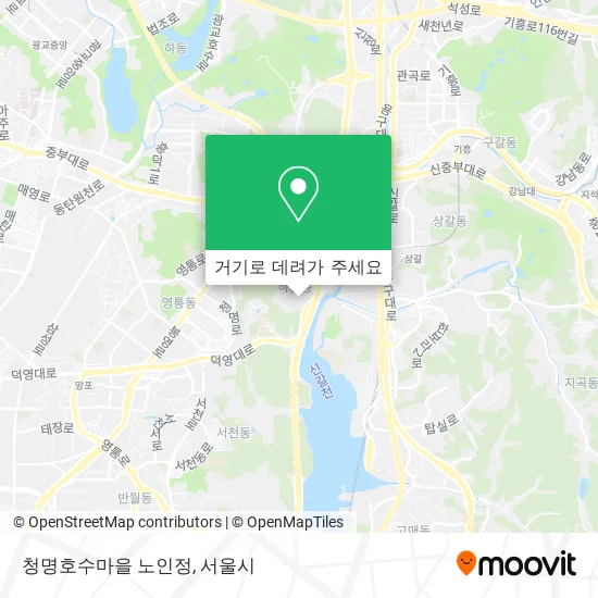 청명호수마을 노인정 지도