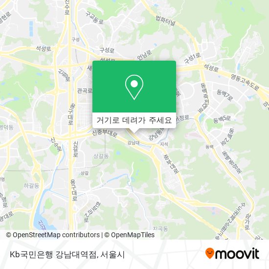 Kb국민은행 강남대역점 지도