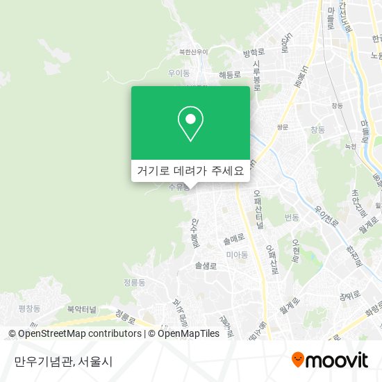 만우기념관 지도