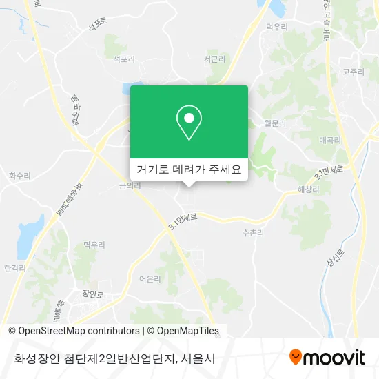 화성장안 첨단제2일반산업단지 지도