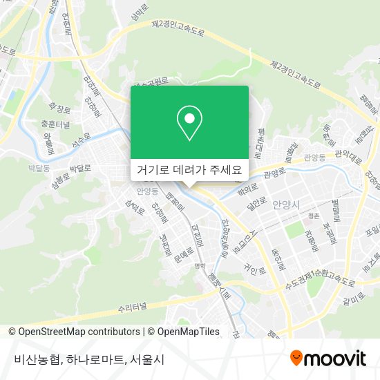 비산농협, 하나로마트 지도
